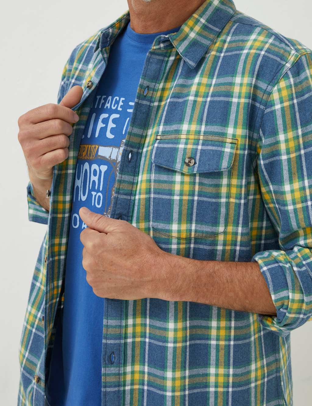 Pure Cotton Check Shirt image 2