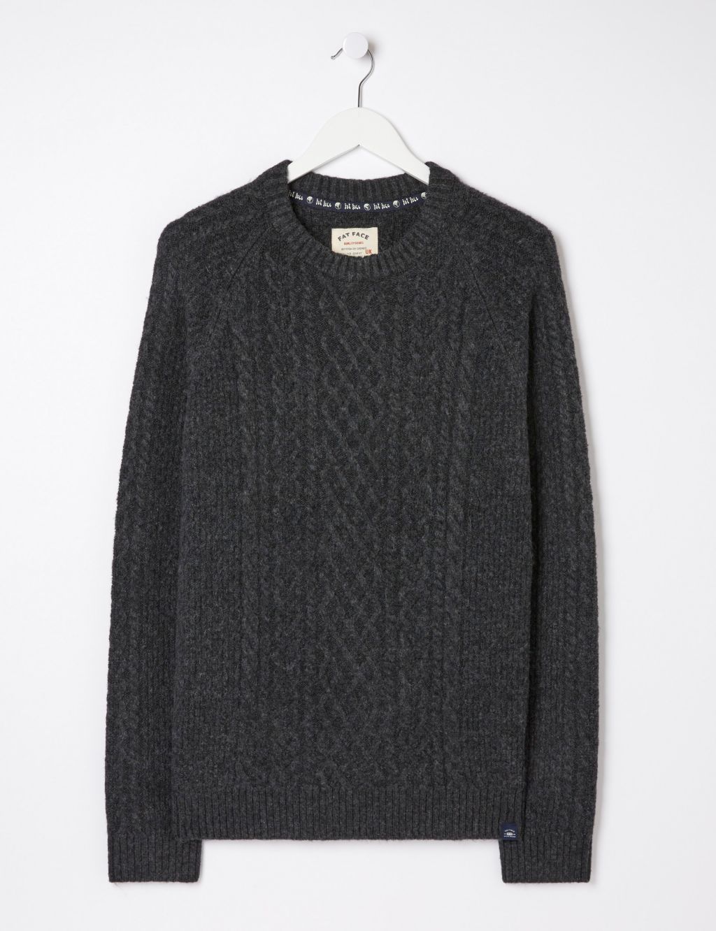 Cable Crew Neck Jumper image 2