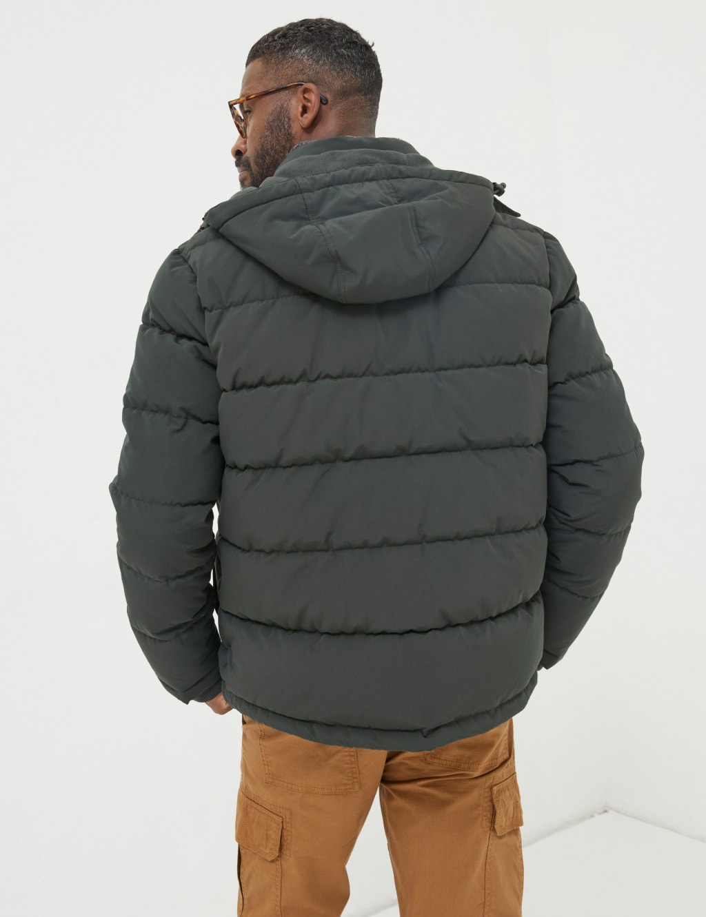 Padded Hooded Puffer Jacket image 3