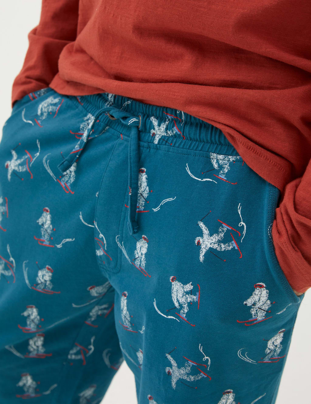 Pure Cotton Yeti Print Pyjama Set image 4