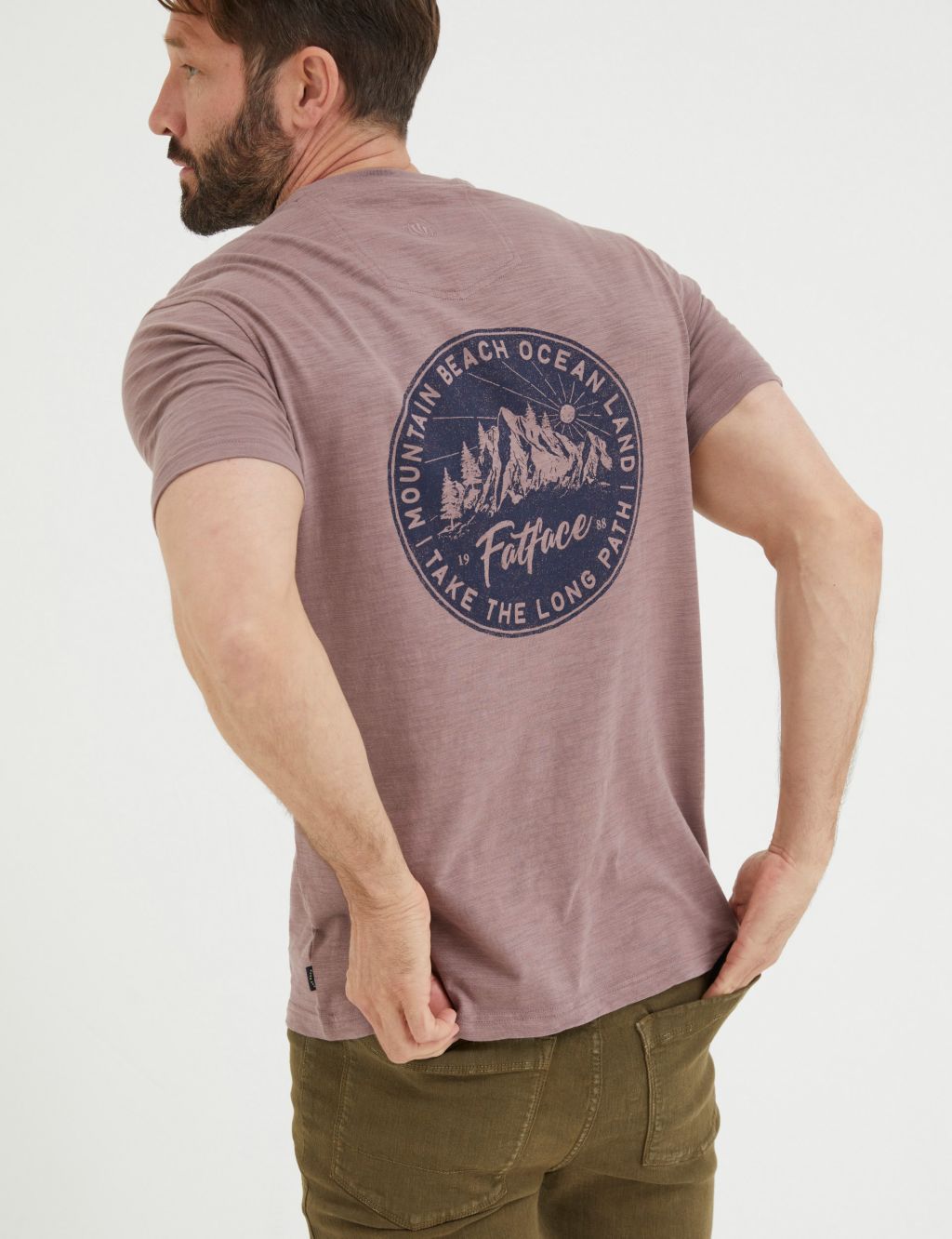 Pure Cotton Mountain Graphic T-Shirt image 3