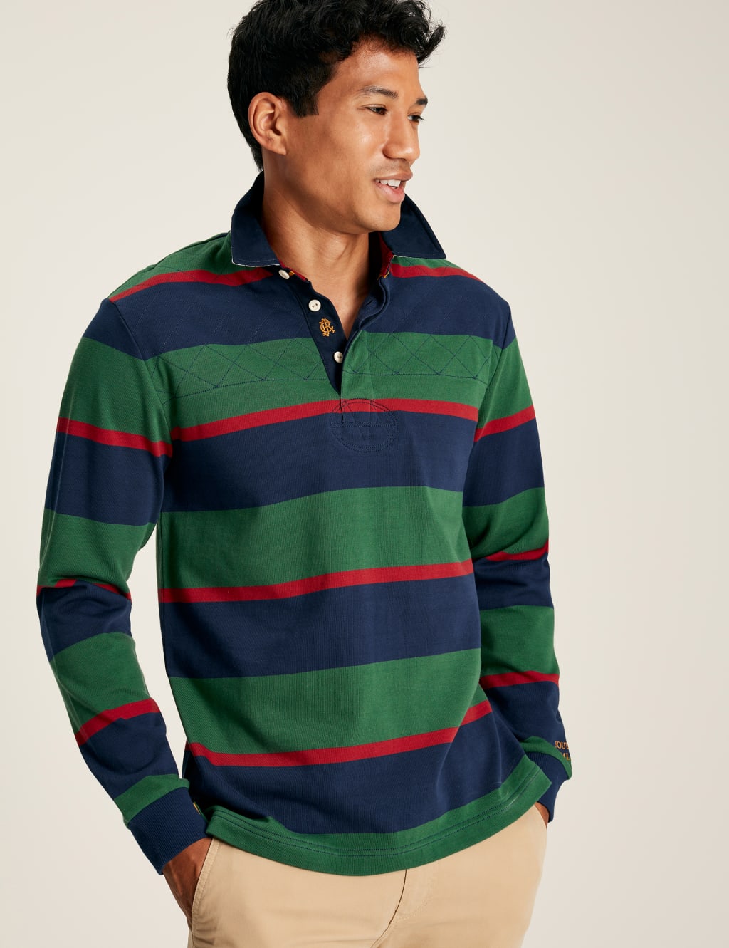 Pure Cotton Striped Rugby Shirt image 1