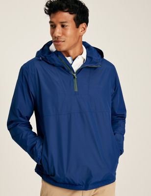 Joules Mens Waterproof Hooded Jacket - M - Blue, Blue