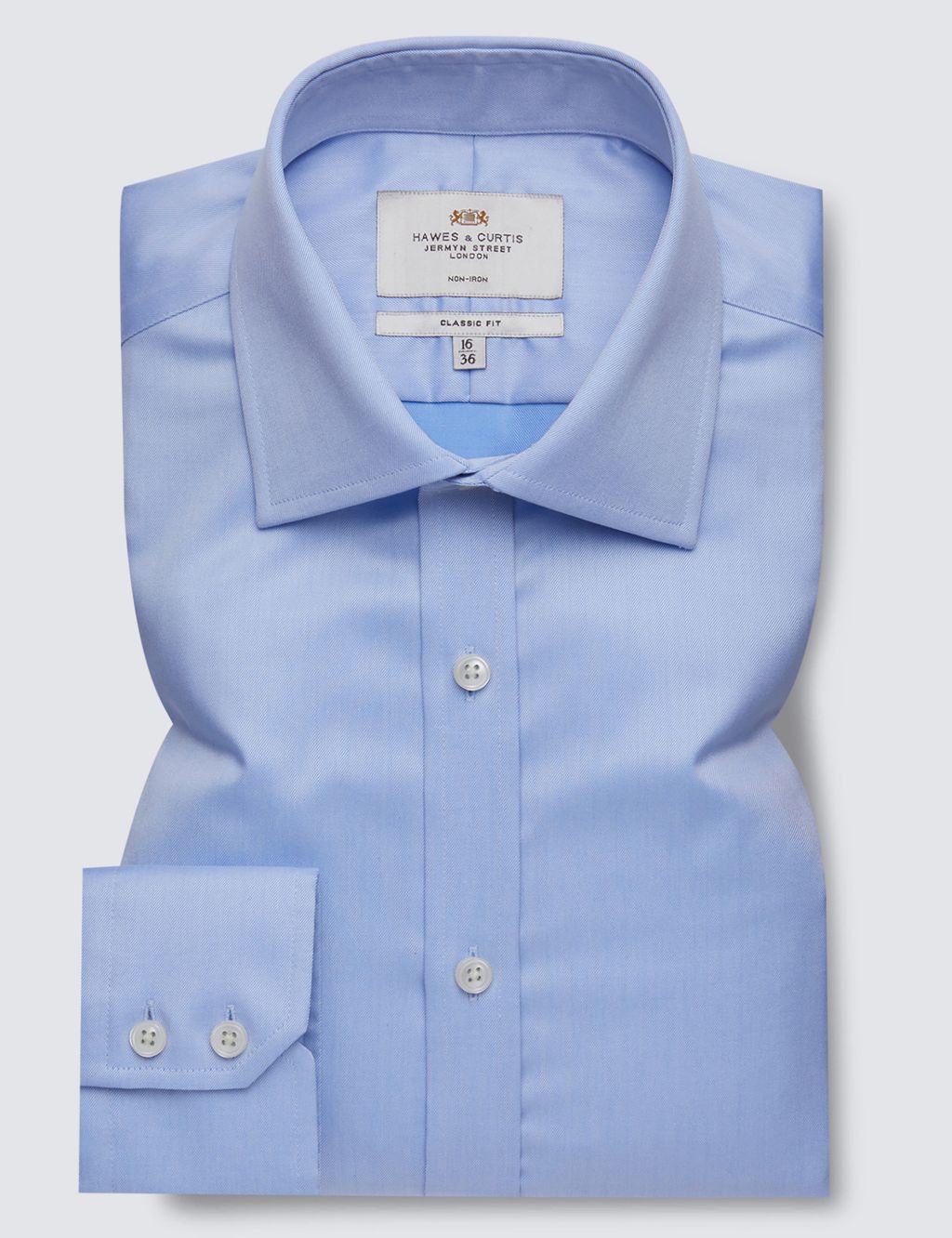 Classic Fit Non Iron Pure Cotton Twill Shirt image 1