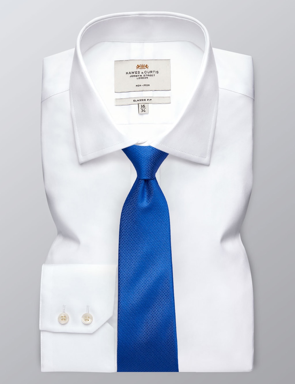 Classic Fit Non Iron Pure Cotton Twill Shirt image 2