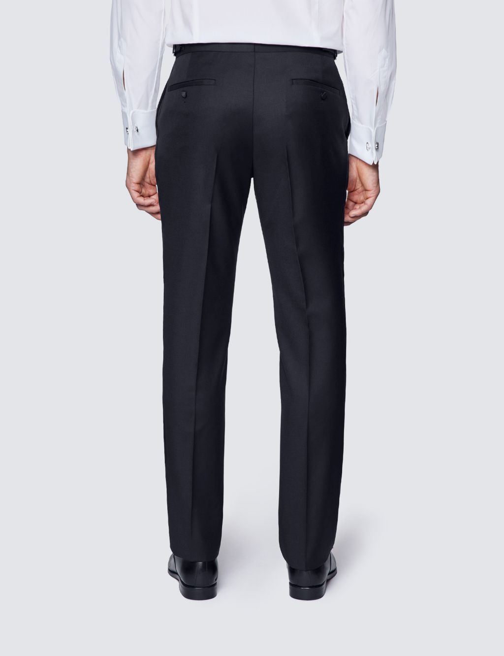 Slim Fit Pure Wool Trousers image 2