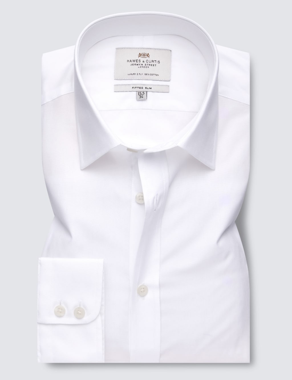 Slim Fit Easy Iron Pure Cotton Shirt image 1