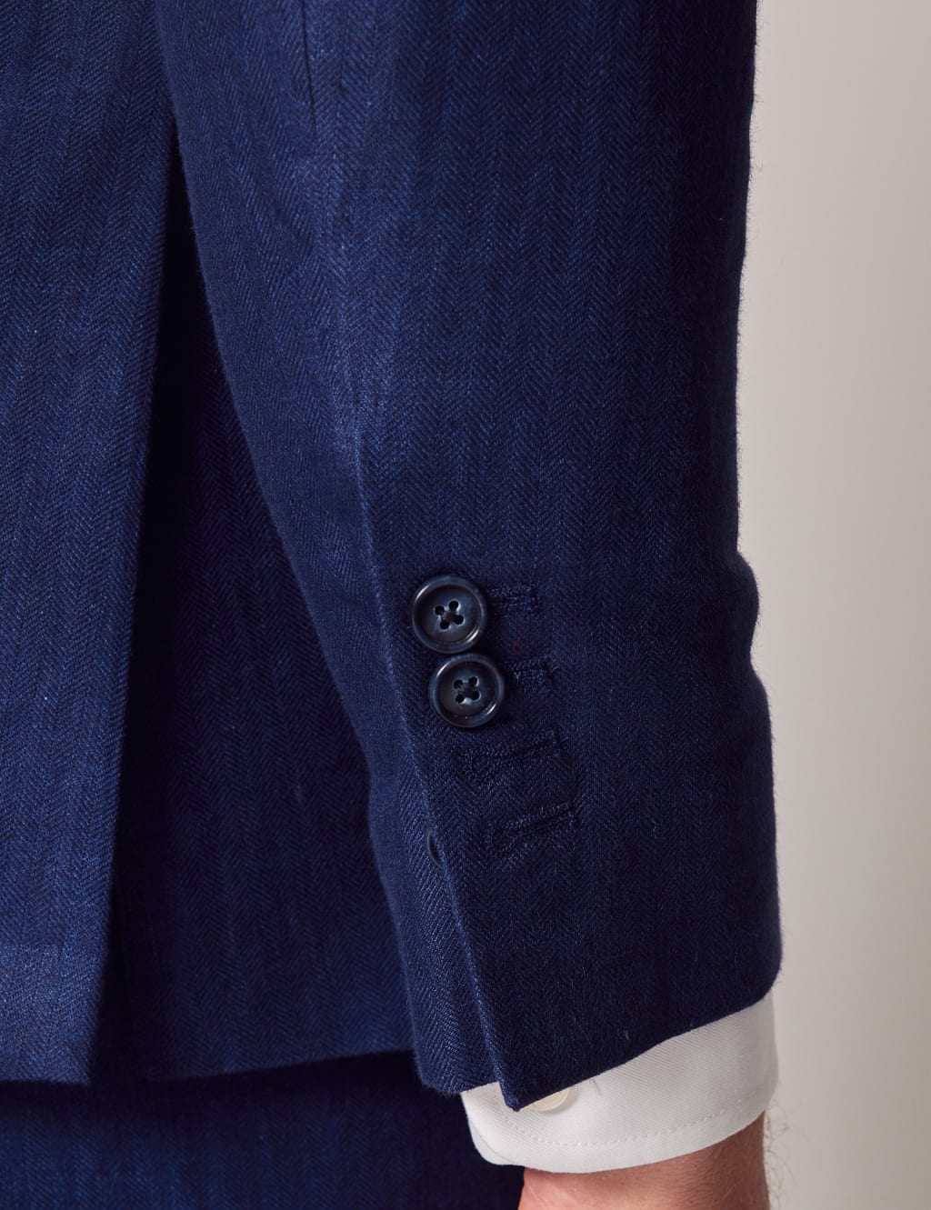 Tailored Fit Pure Linen Suit Jacket image 3
