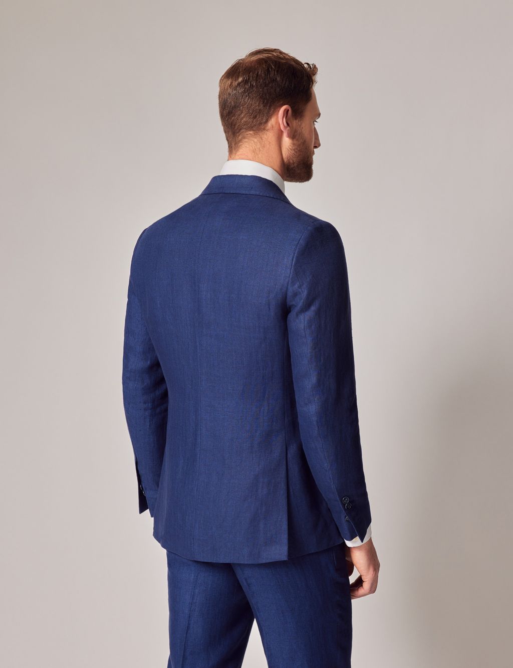 Tailored Fit Pure Linen Suit Jacket image 4