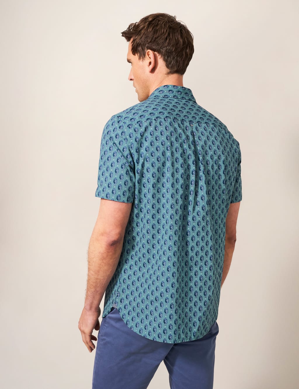 Cotton Rich Fish Print Shirt image 3