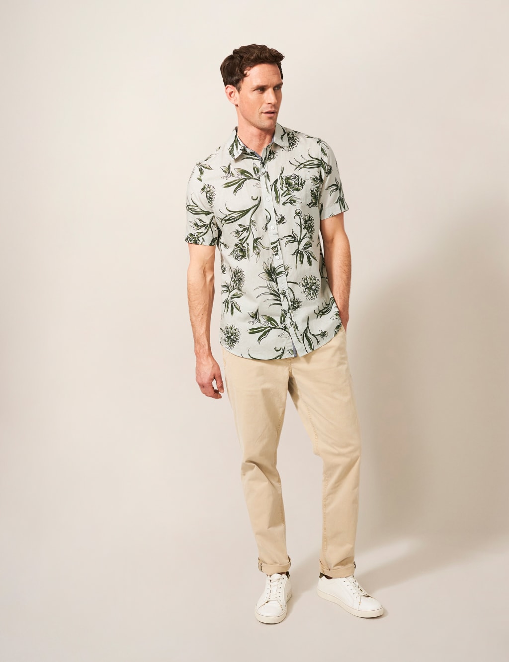 Linen Rich Floral Shirt image 2
