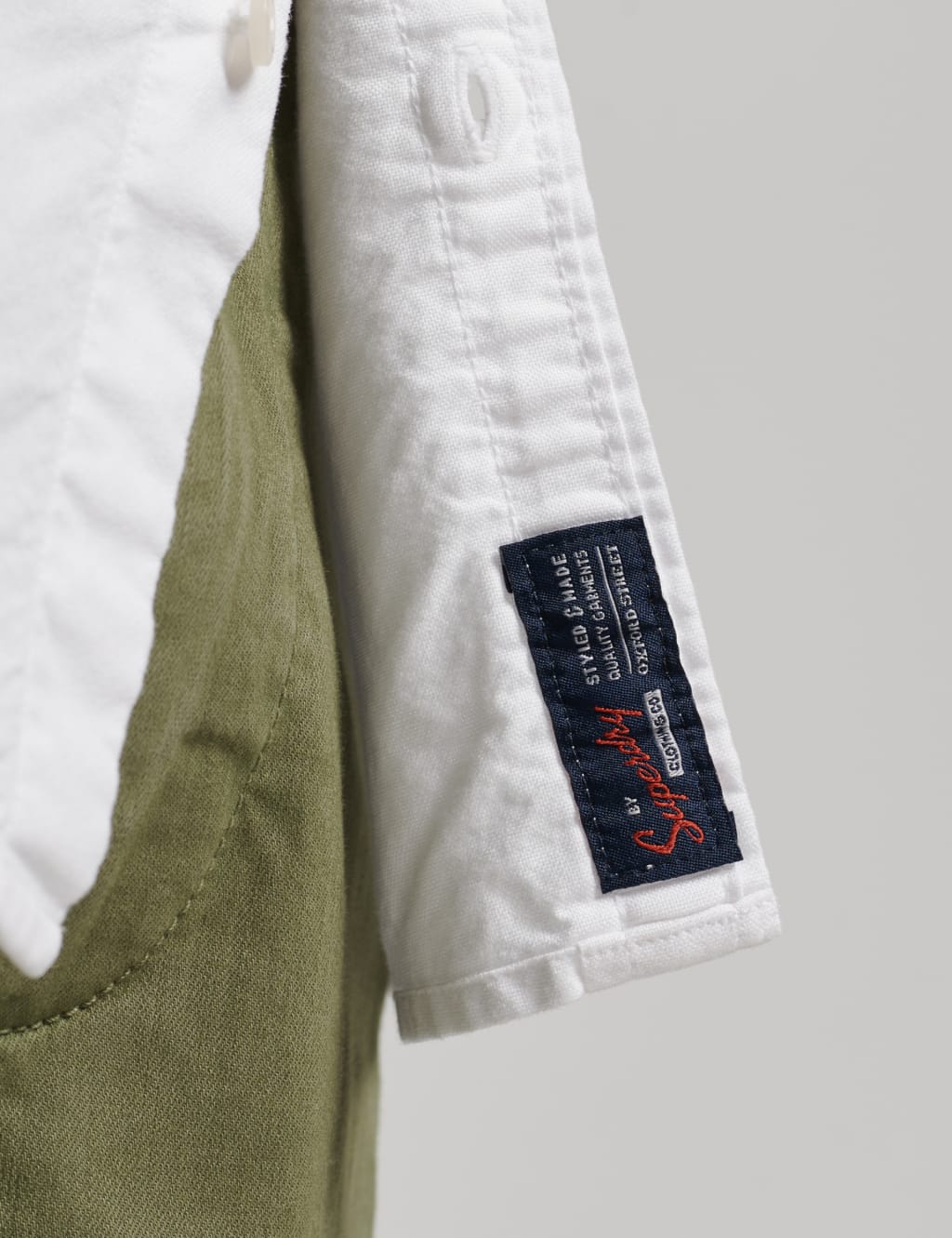 Vintage Wash Short Sleeve Oxford Shirt image 5