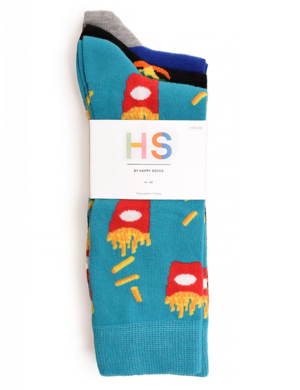3pk Assorted Cotton Rich Socks