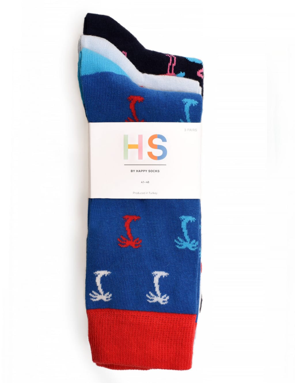 3pk Summer Vibes Cotton Rich Socks