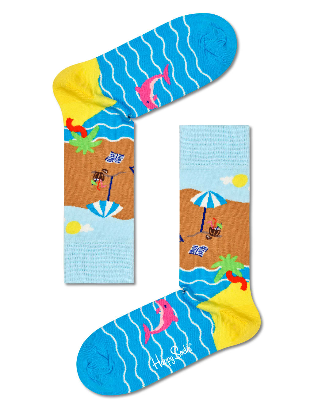 Beach Break Cotton Rich Socks