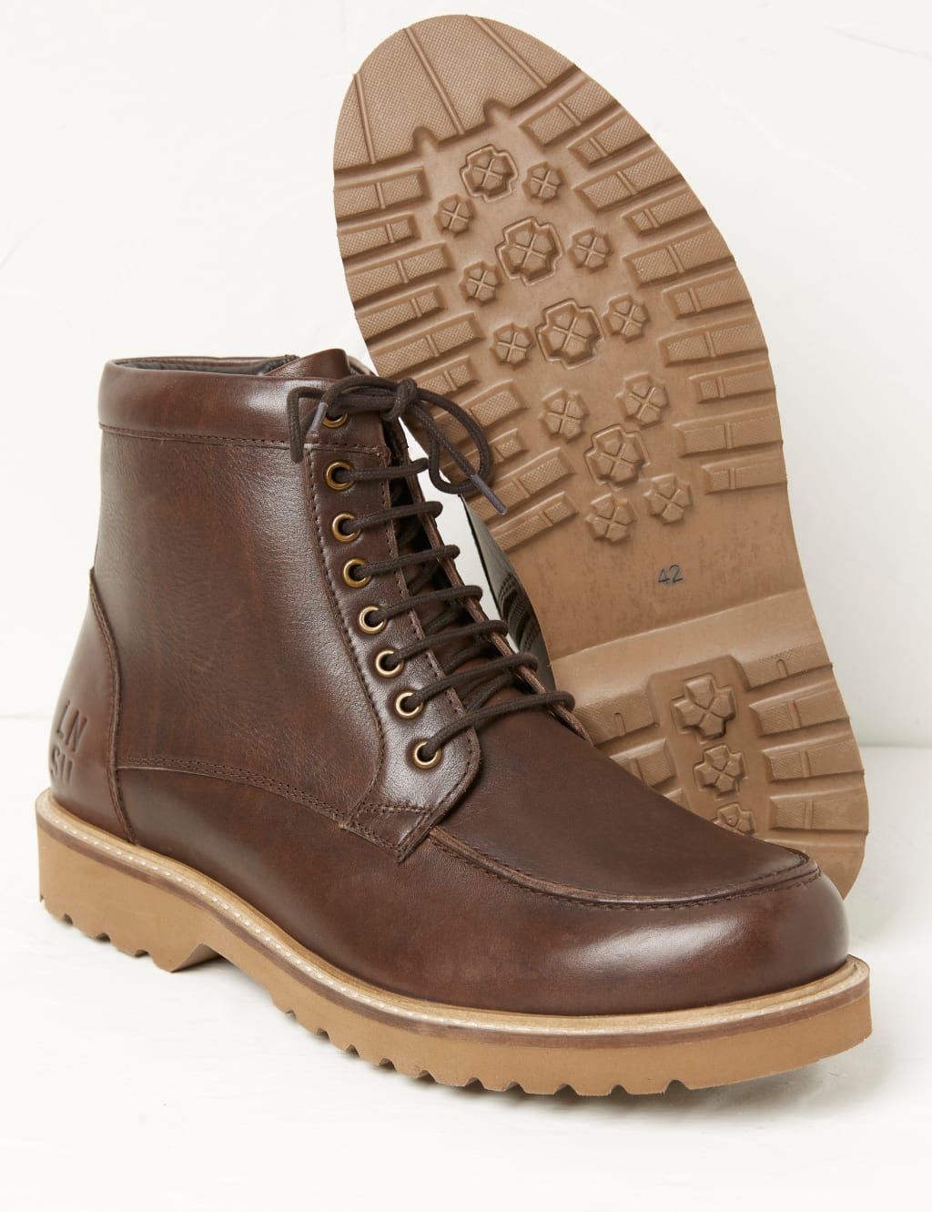 Leather Side Zip Casual Boots image 3