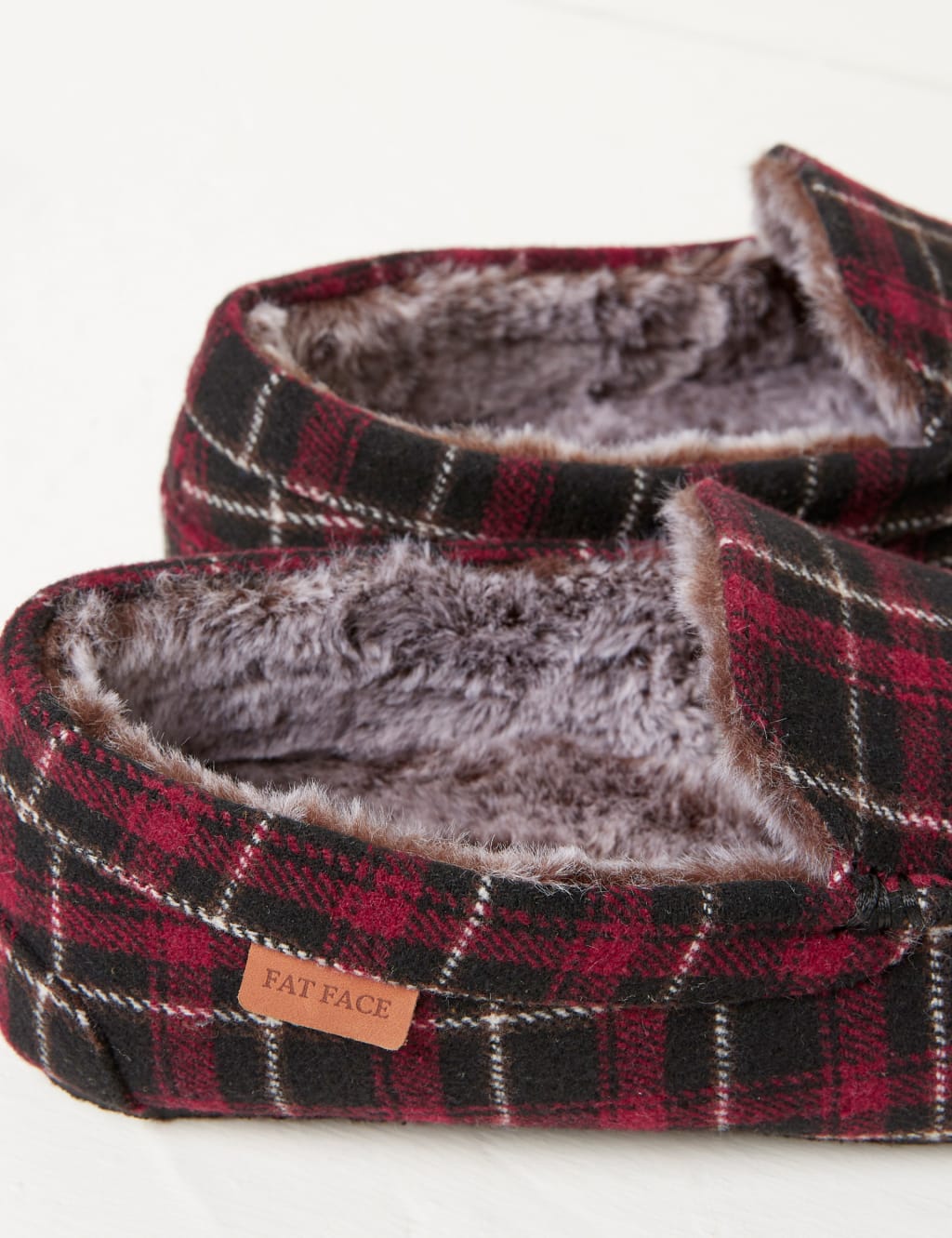 Checked Moccasin Slippers image 4