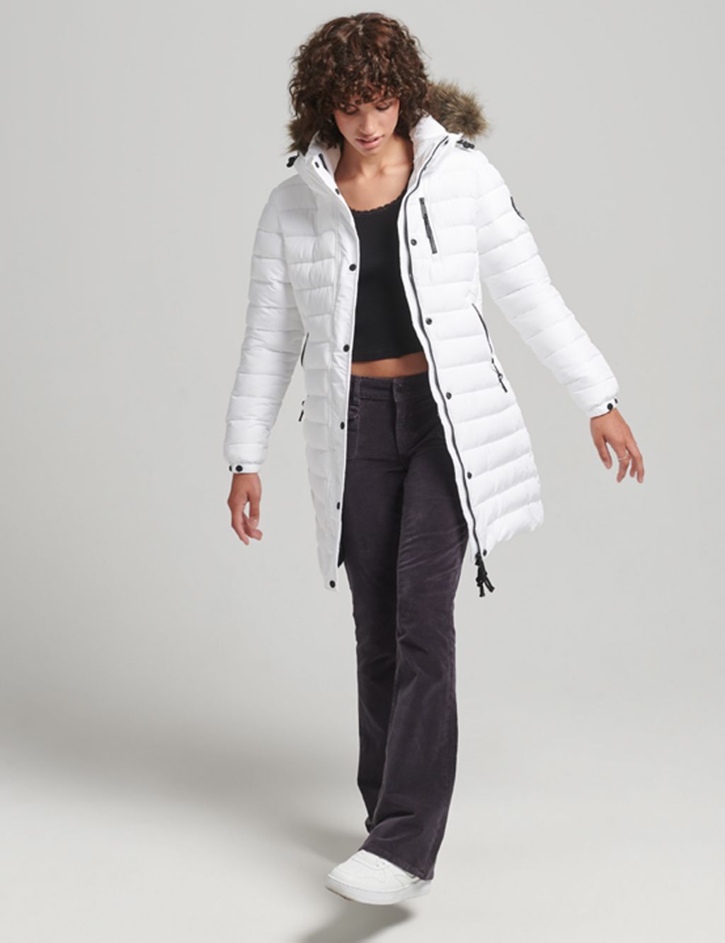 Quilted Hooded Puffer Jacket image 1