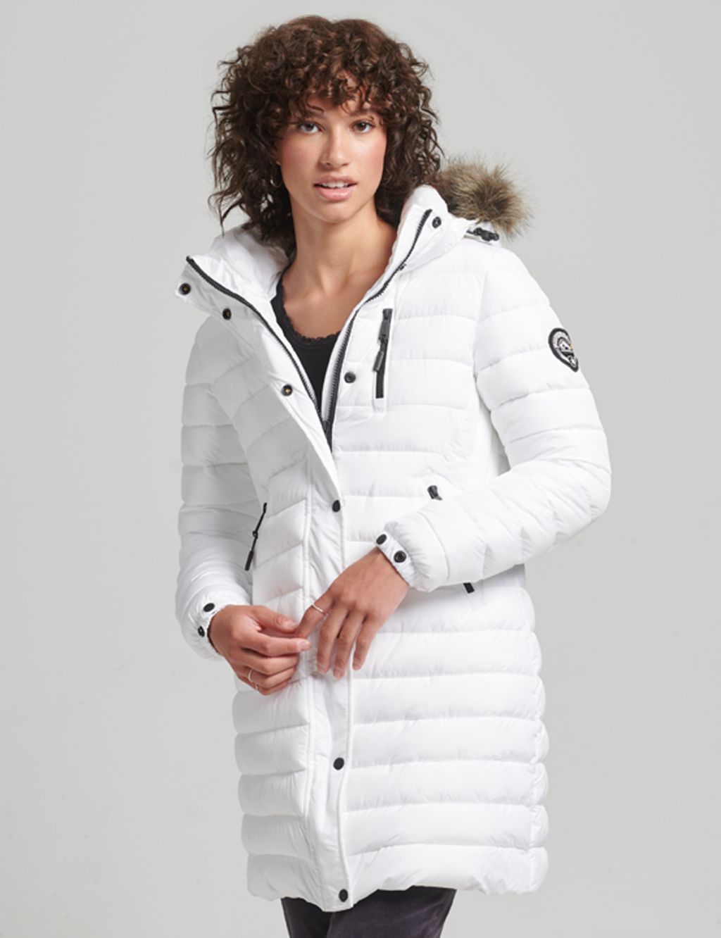 Quilted Hooded Puffer Jacket image 2