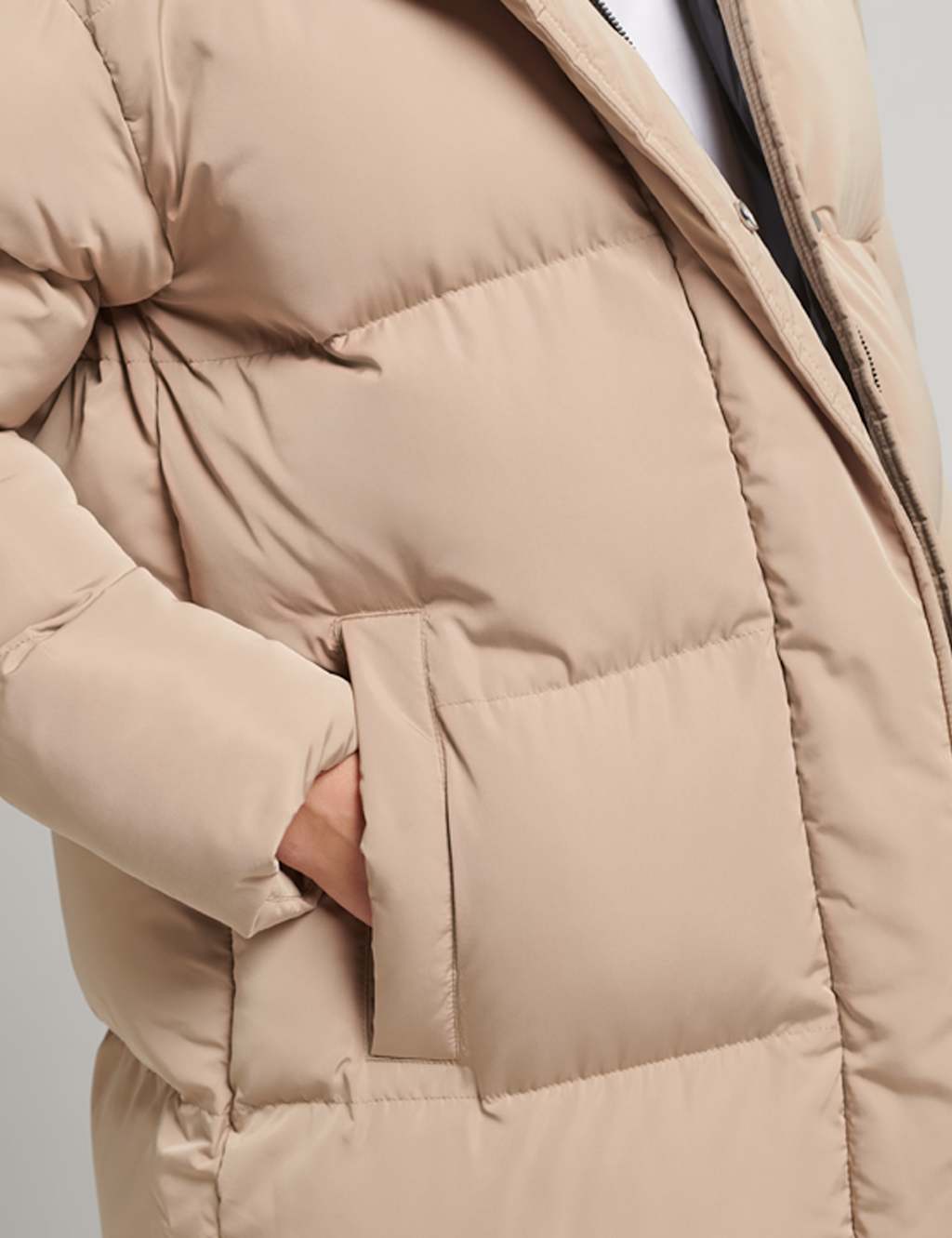 Padded Hooded Duvet Coat image 6