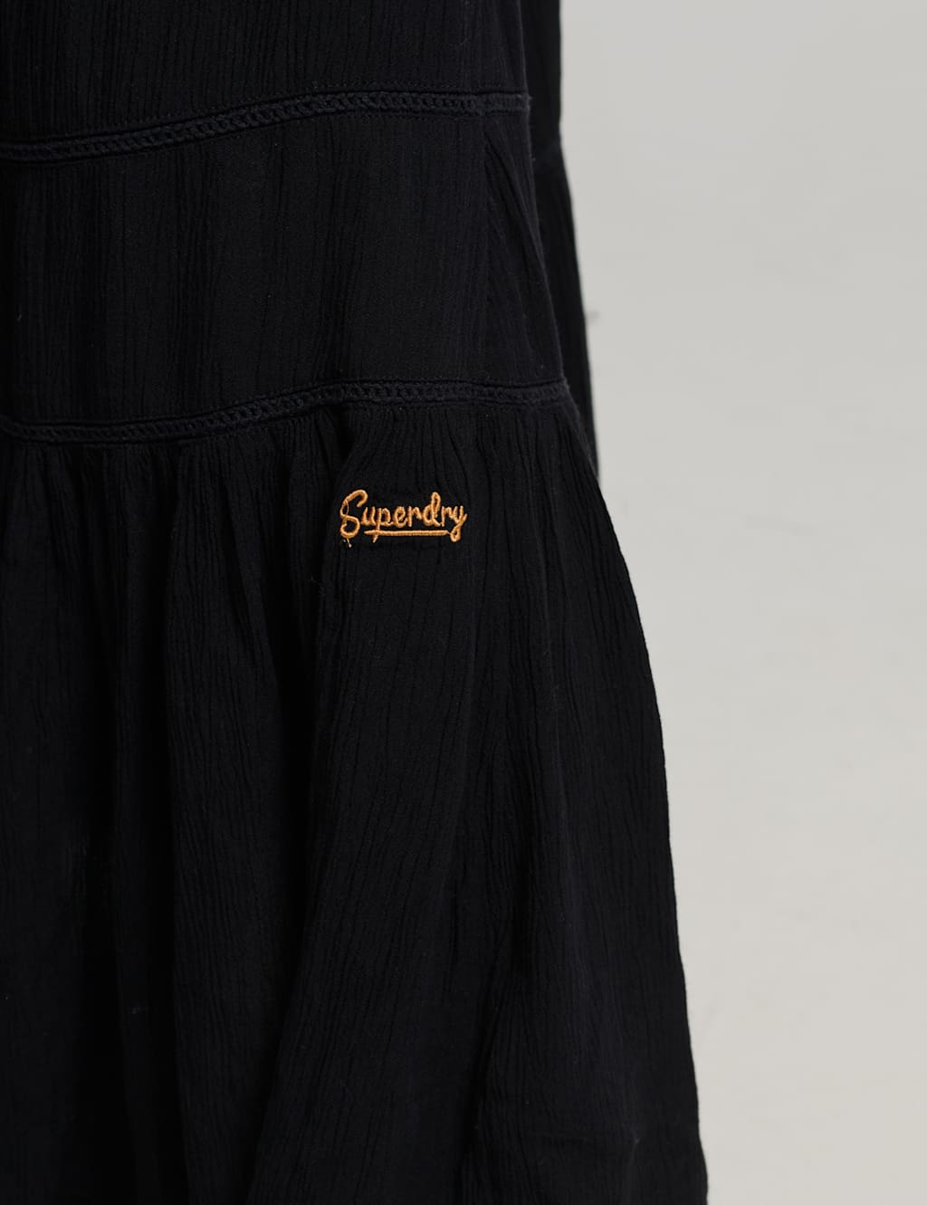 Textured V-Neck Strappy Maxi Slip Dress image 3