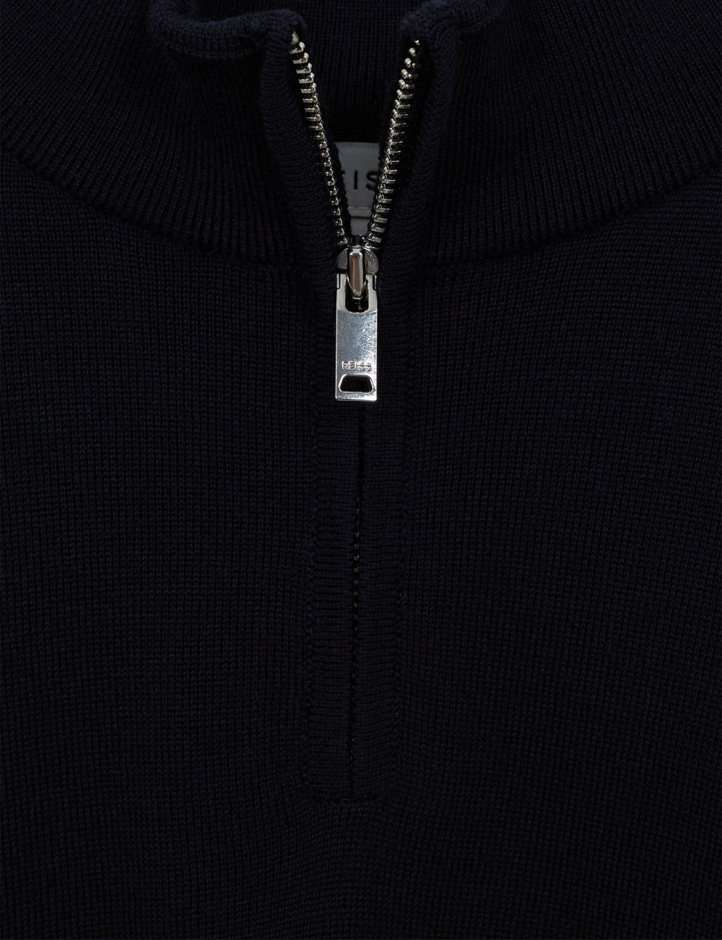 Pure Merino Wool Knitted Half Zip Jumper (3-14 Yrs) image 5