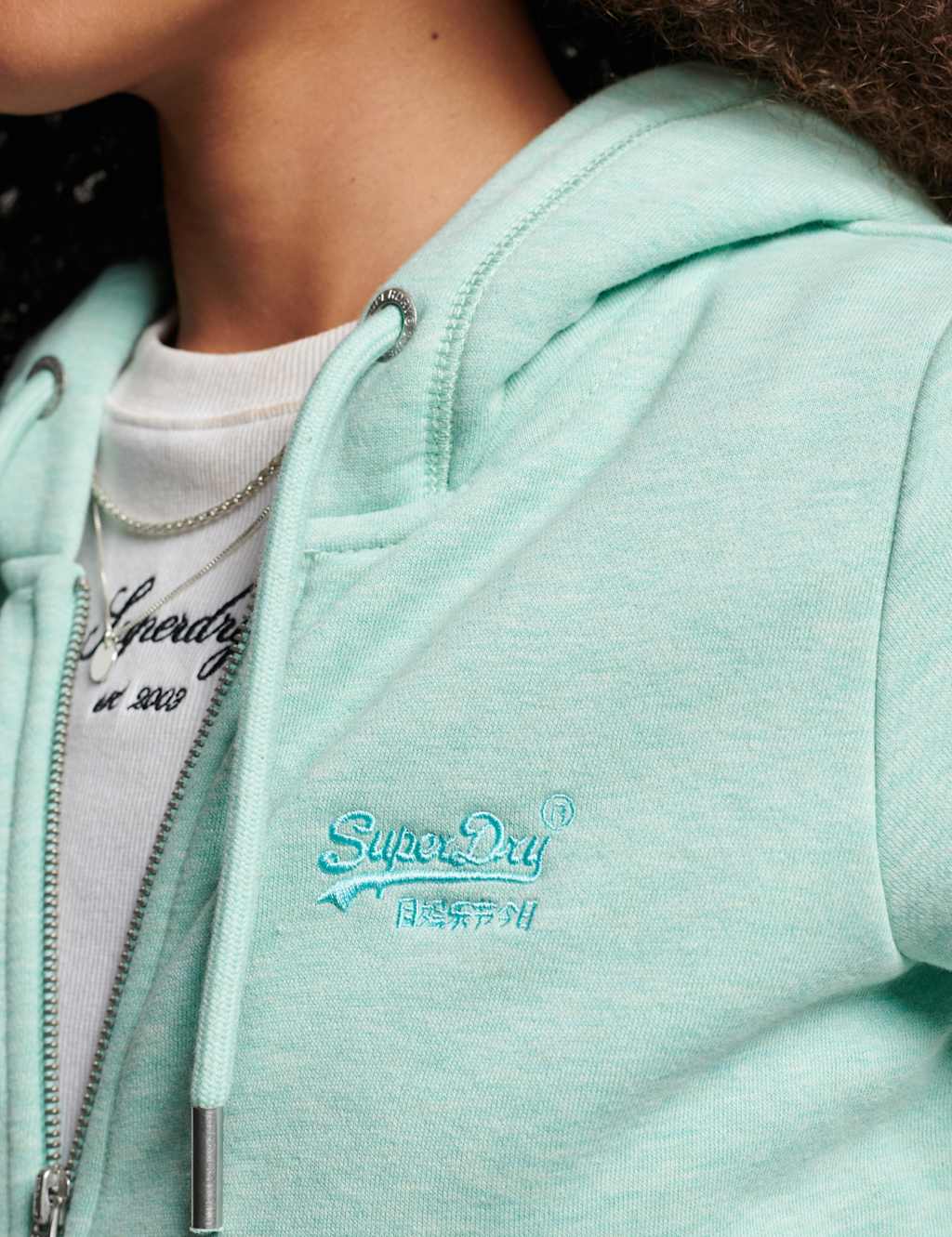 Cotton Rich Zip Up Hoodie image 4