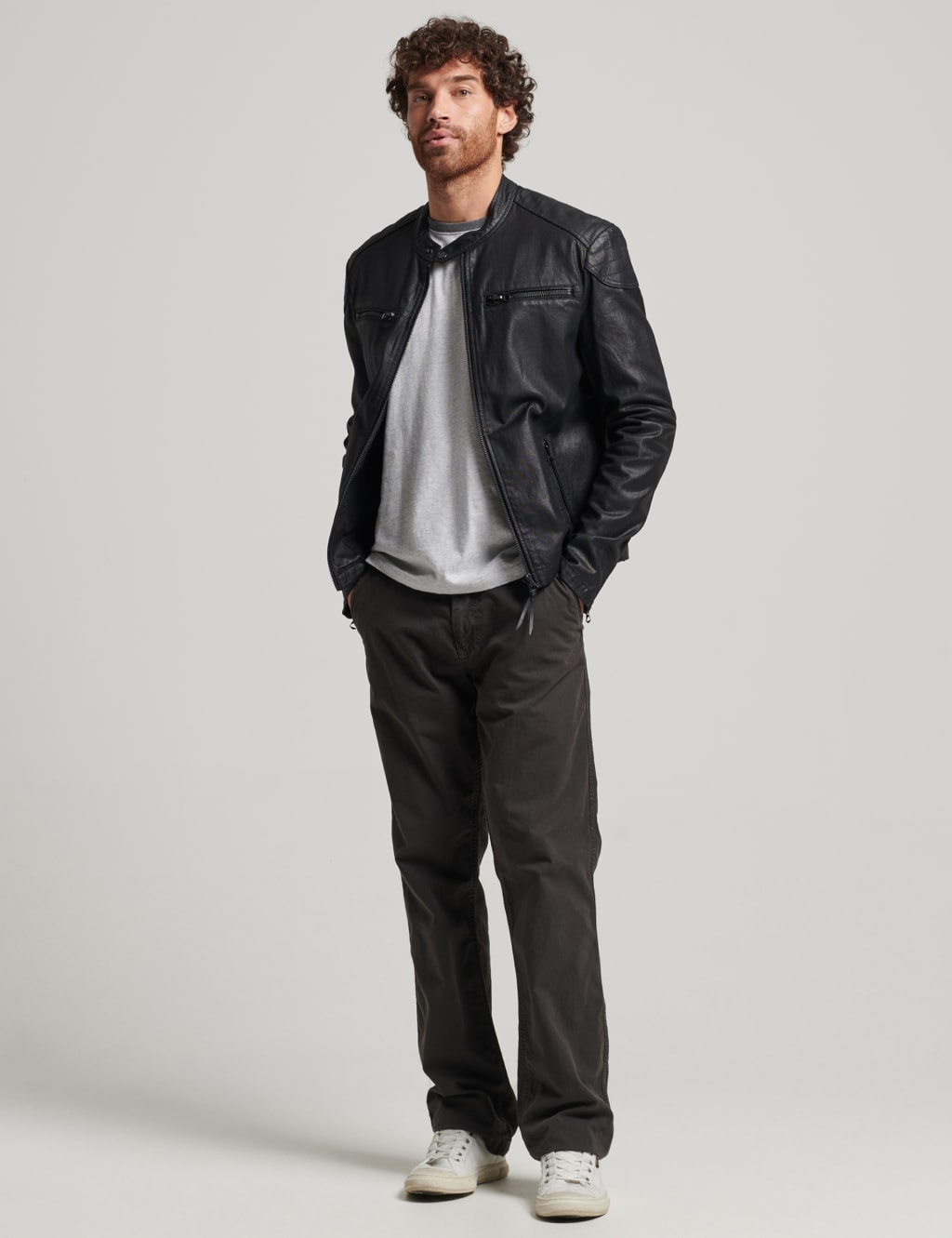 Coated Denim Jacket image 2