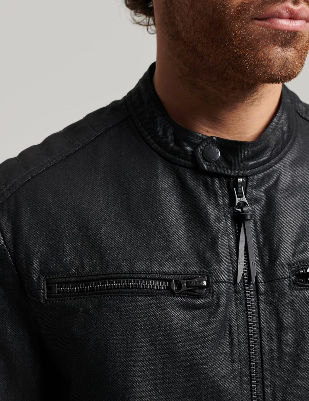 Coated Denim Jacket image 6