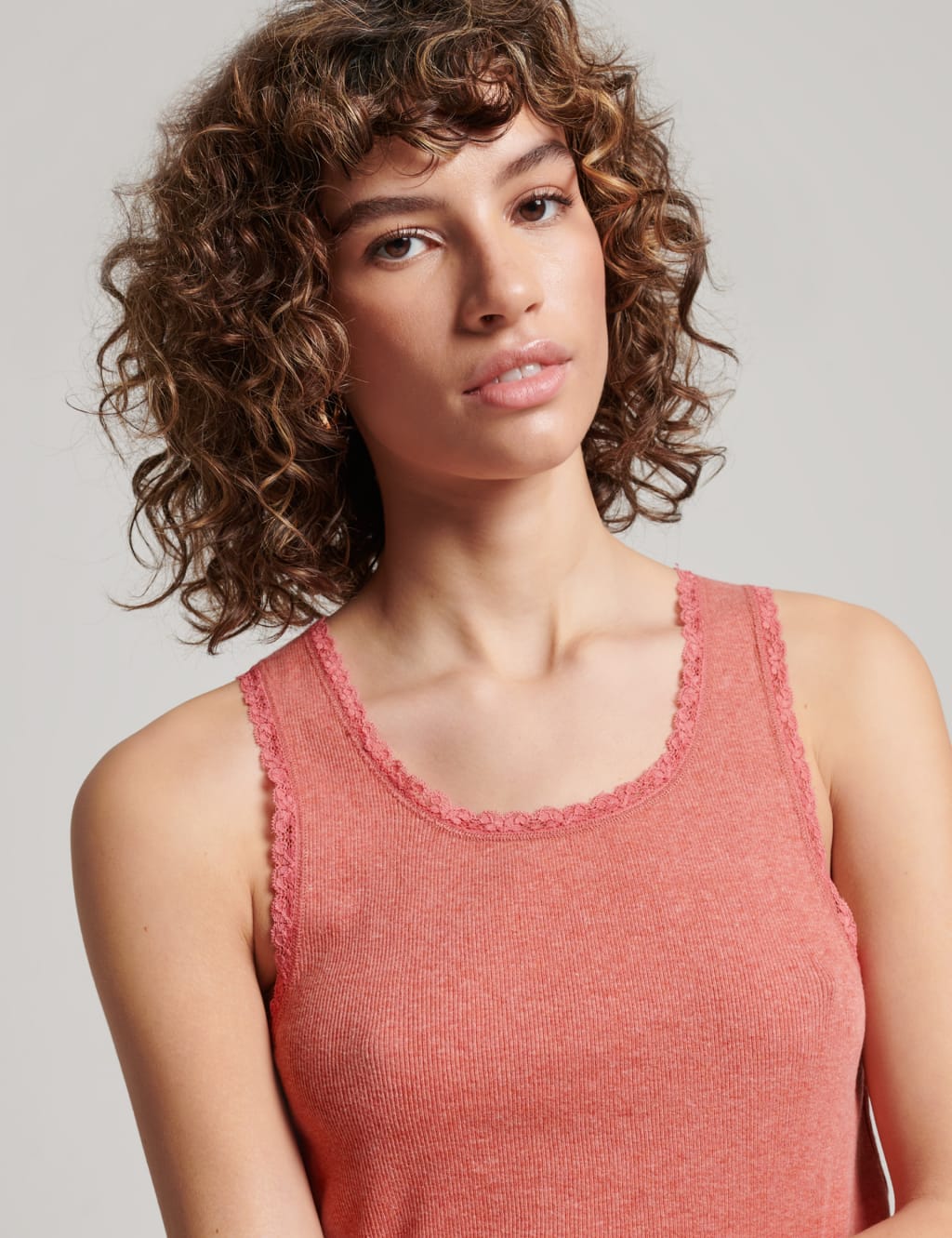 Cotton Rich Ribbed Vest Top image 4