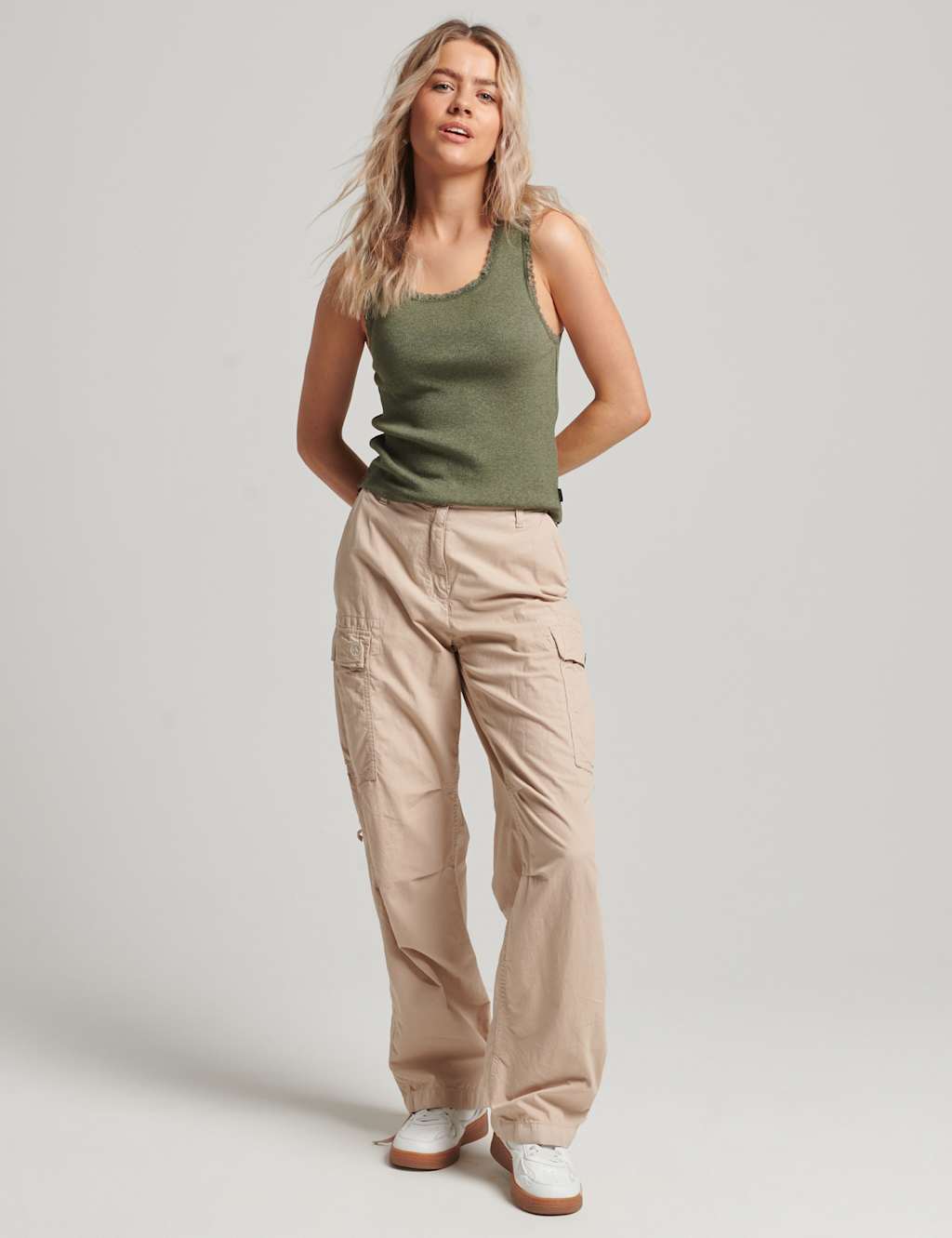 Cotton Rich Ribbed Vest Top image 2