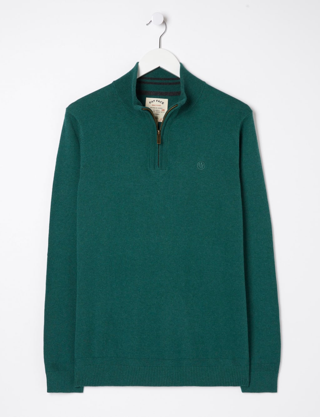 Cotton Rich Half Zip Jumper image 2