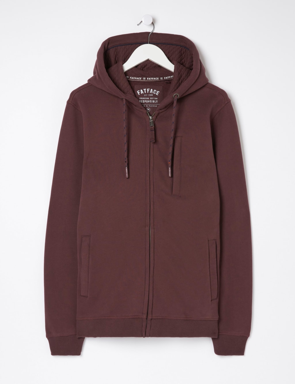 Pure Cotton Zip Up Hoodie image 2
