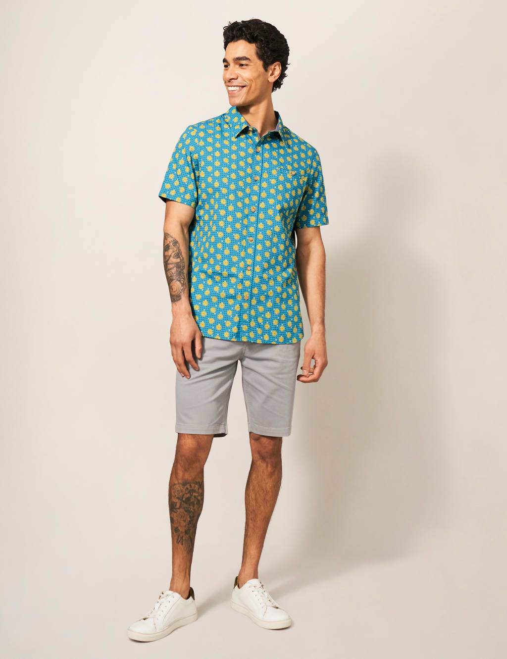 Pure Cotton Floral Shirt image 2