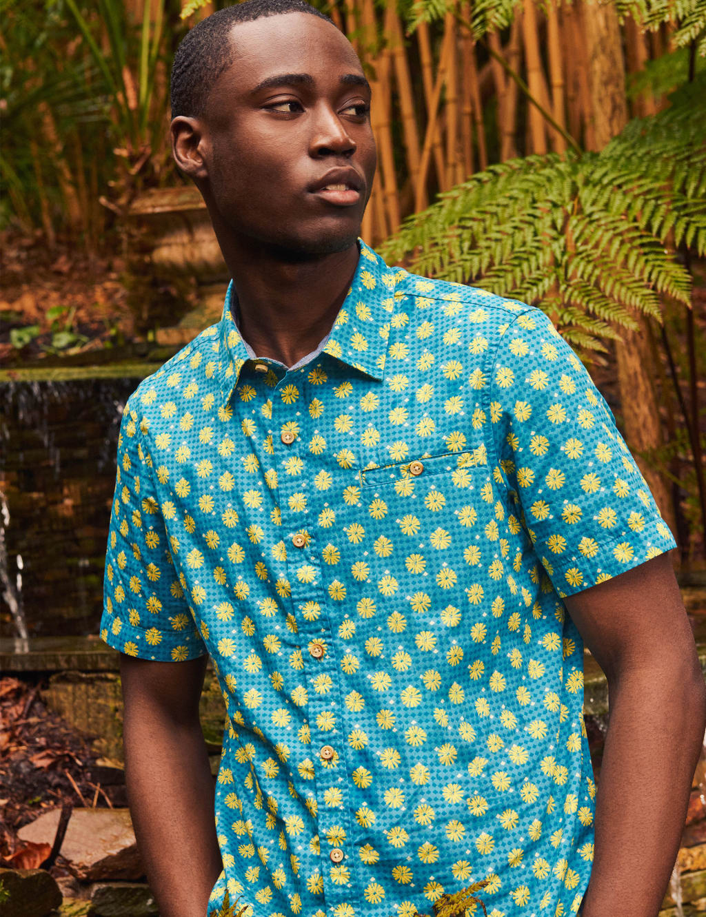 Pure Cotton Floral Shirt image 6