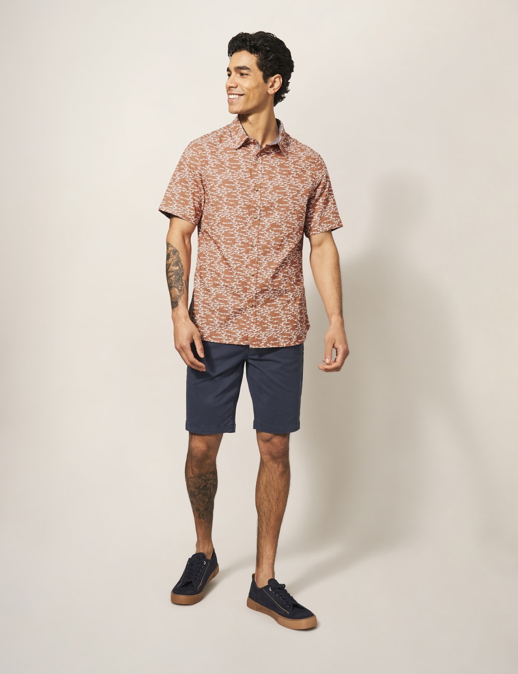 Pure Cotton Shark Print Shirt image 3