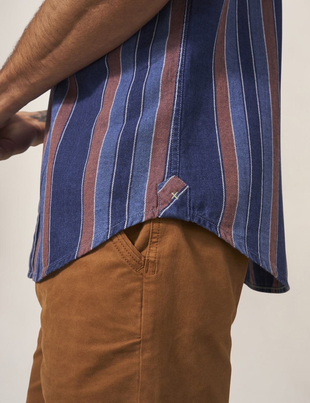Pure Cotton Striped Shirt image 3