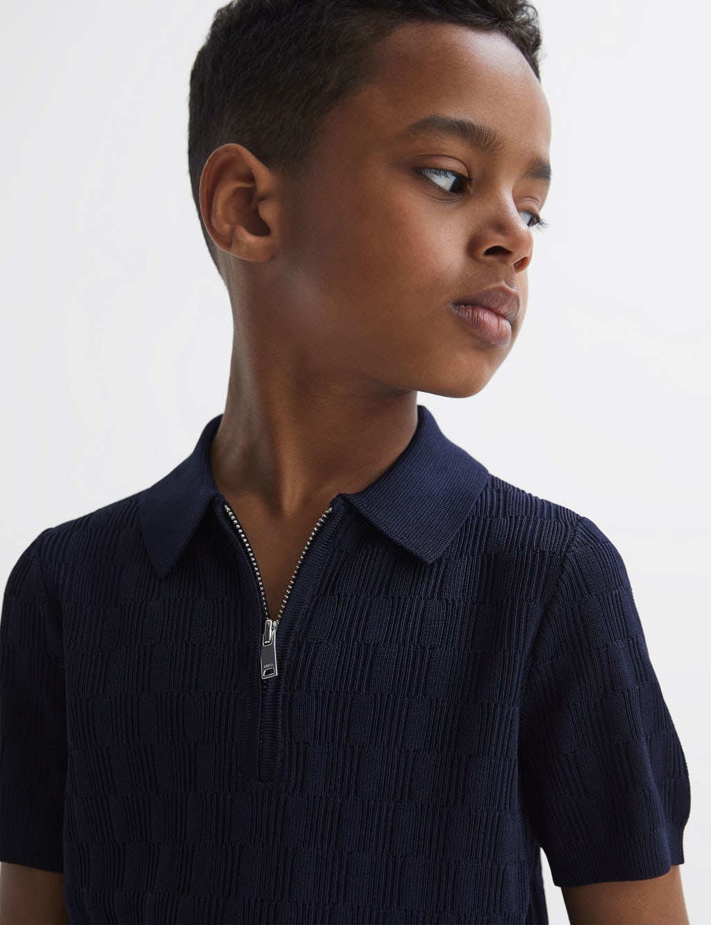 Childrens navy polo shirts clearance
