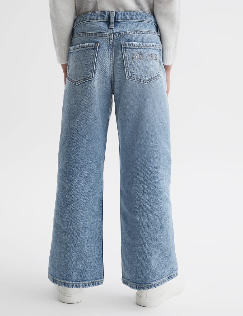 Straight Leg Sequin Jeans (4-14 Yrs) image 5