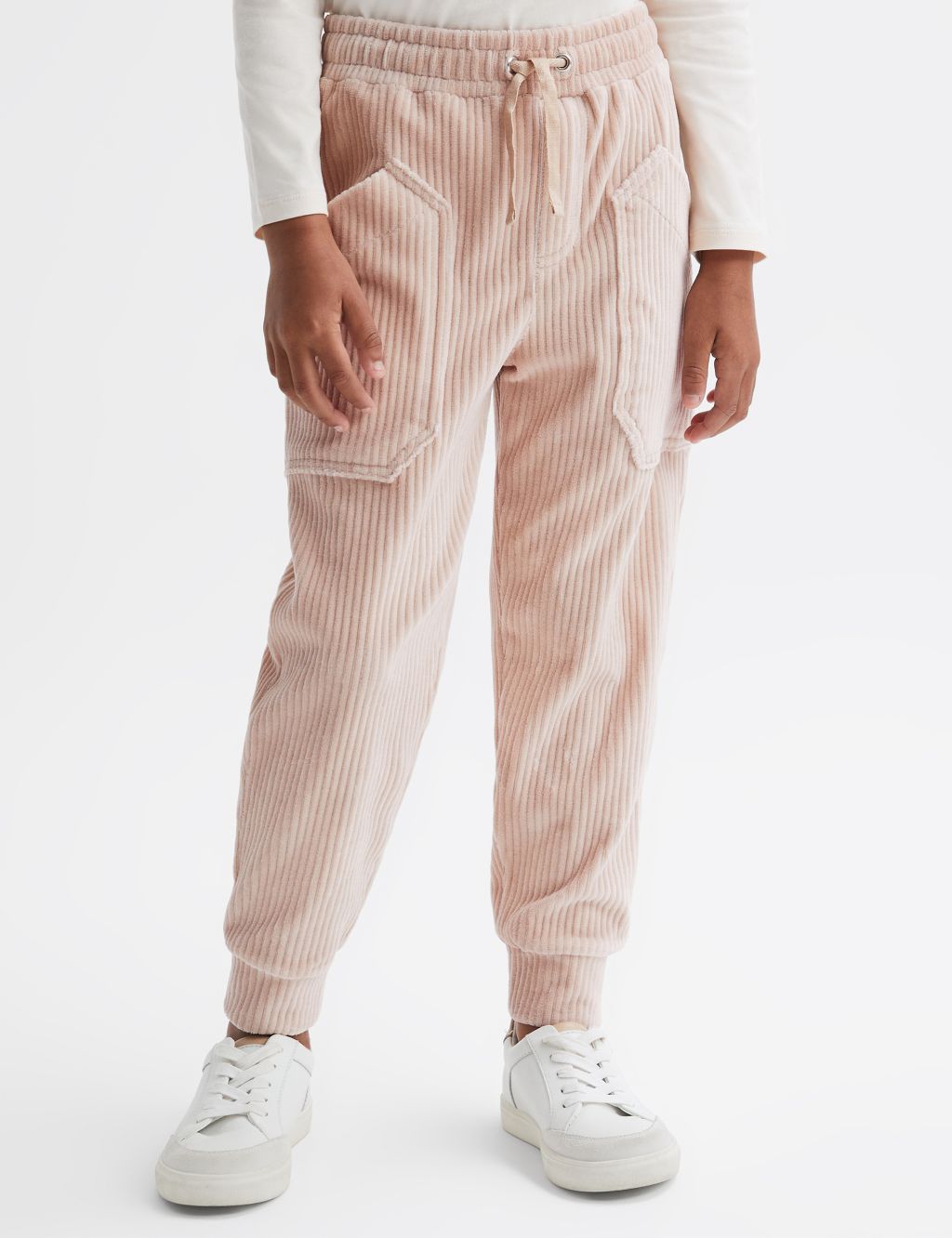Relaxed Cord Joggers (4-14 Yrs) image 1