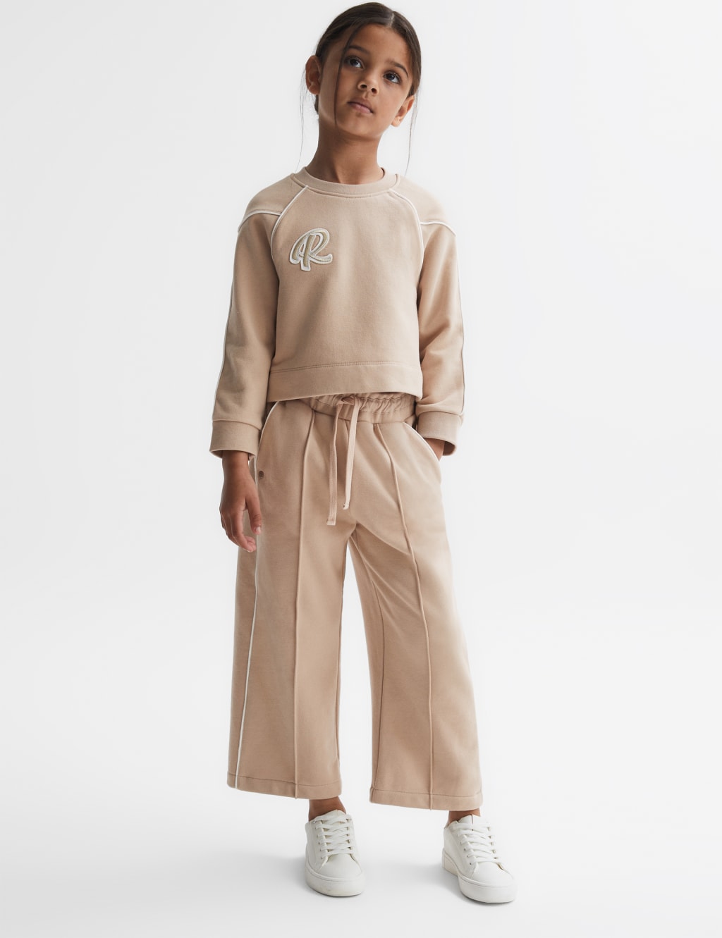 Cotton Rich Embroidered Jumper (4-14 Yrs) image 3