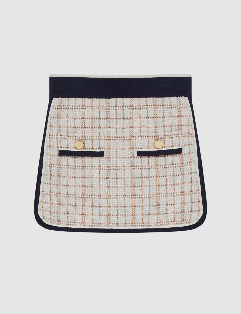 Cotton Rich Checked Skirt (4-14 Yrs) image 2