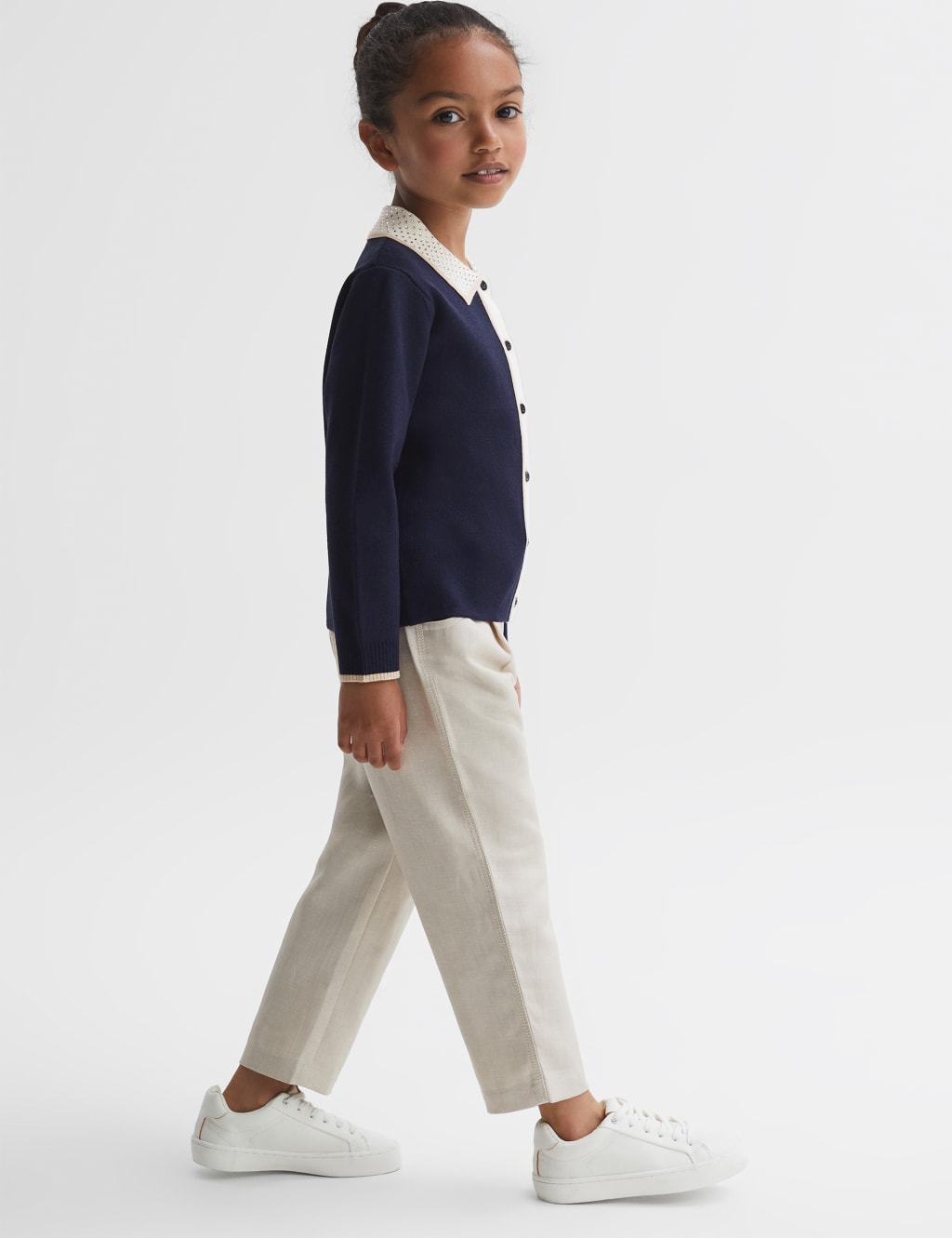Embellished Knitted Cardigan (4-14 Yrs) image 3
