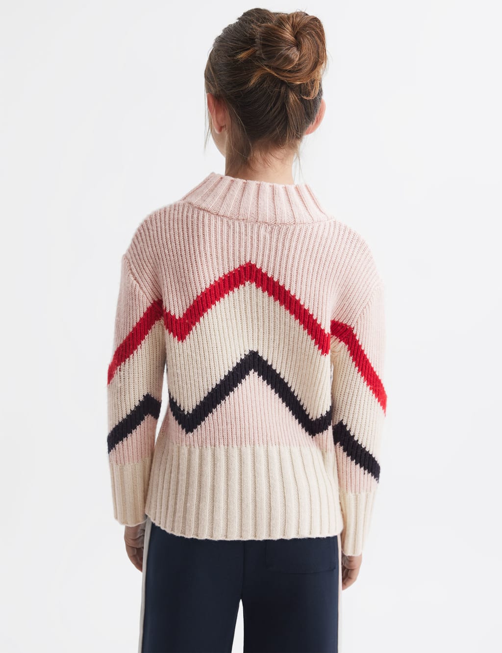 Wool Rich Zig Zag Jumper (4-14 Yrs) image 4