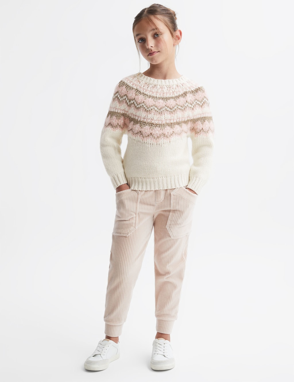 Wool Blend Patterned Jumper (4-14 Yrs) image 3