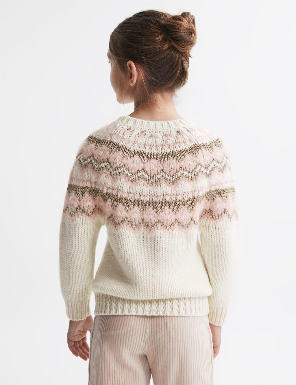 Wool Blend Patterned Jumper (4-14 Yrs) image 4