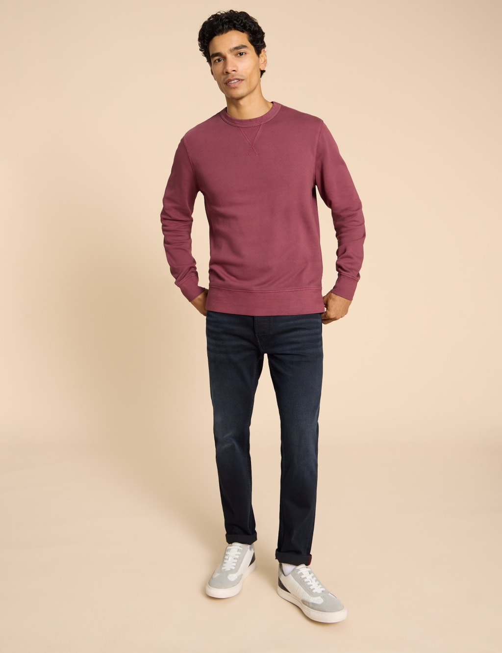 Pure Cotton Crew Neck Sweatshirt image 1