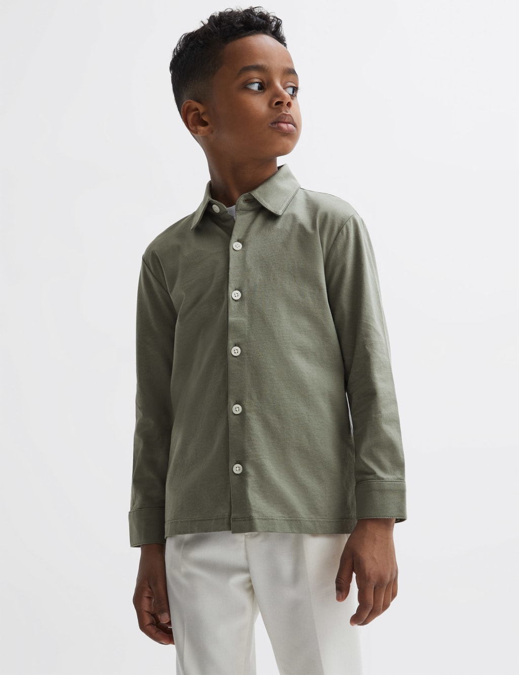 Pure Cotton Shirt (4-12 Yrs) image 1