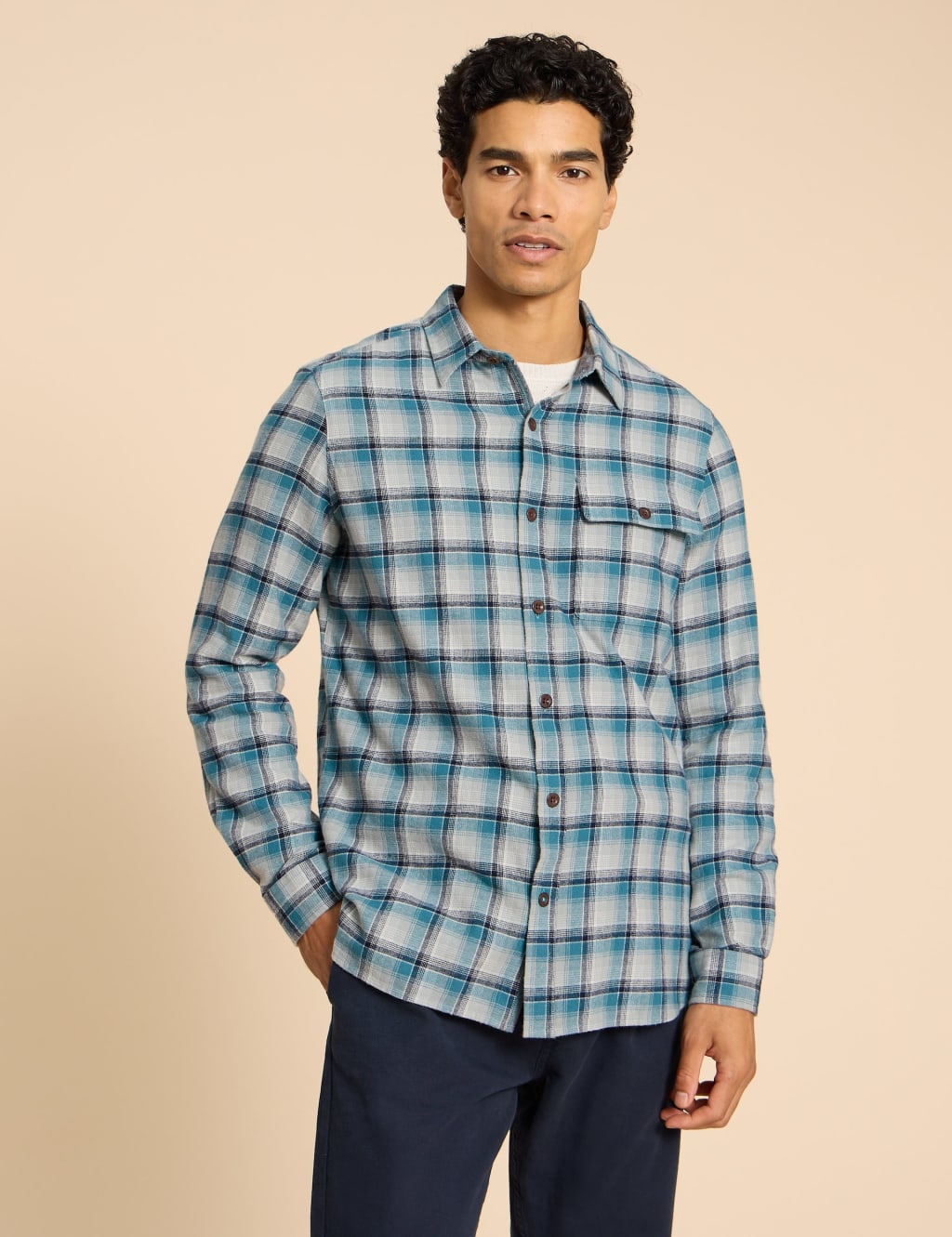 Organic Cotton Check Flannel Shirt