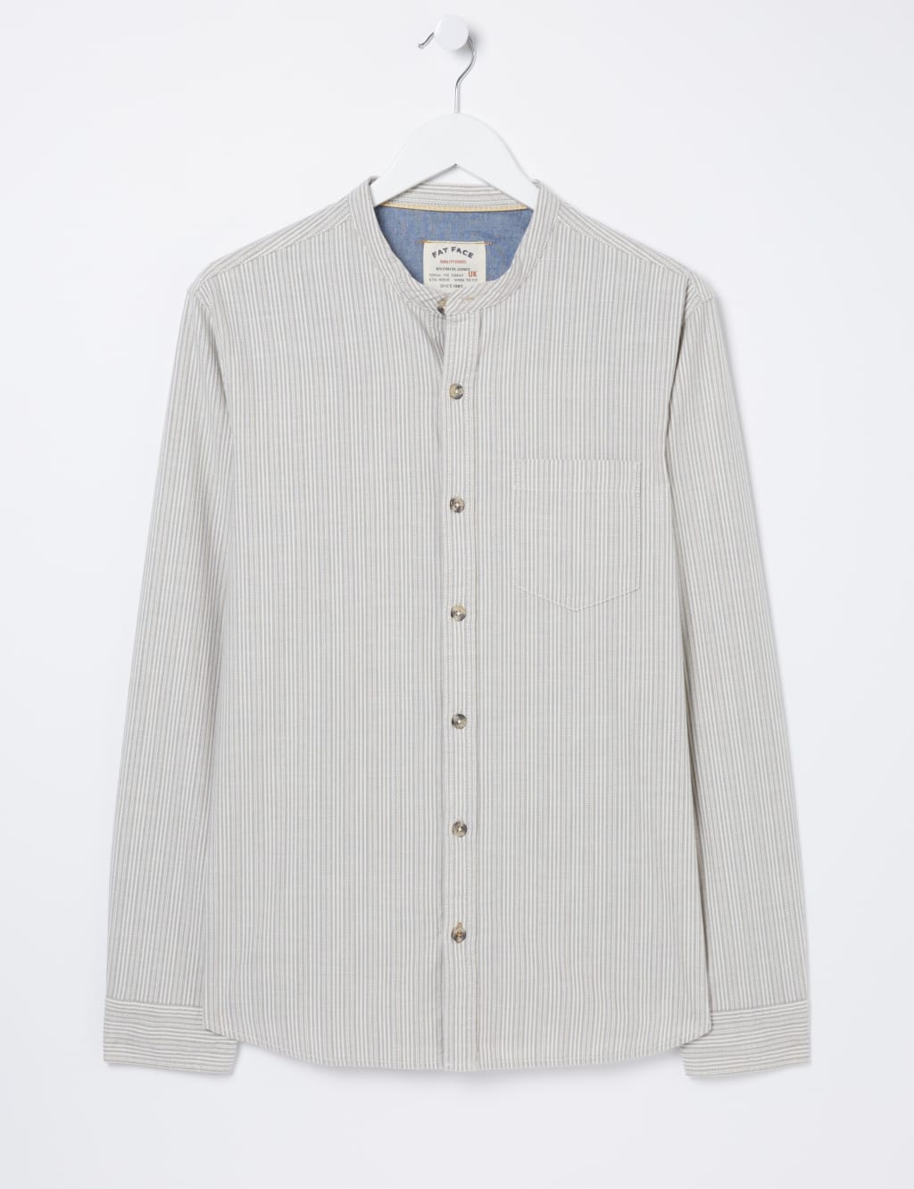 Men’s Grandad-Collar Shirts | M&S